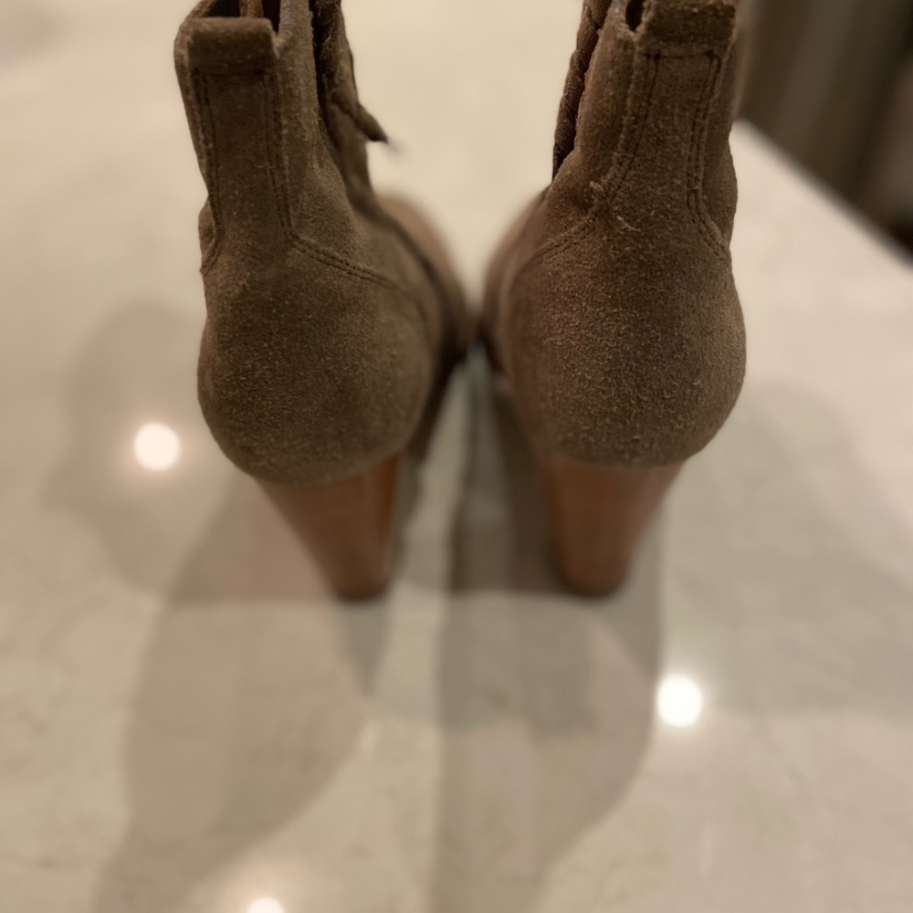 Suede Booties - image 2